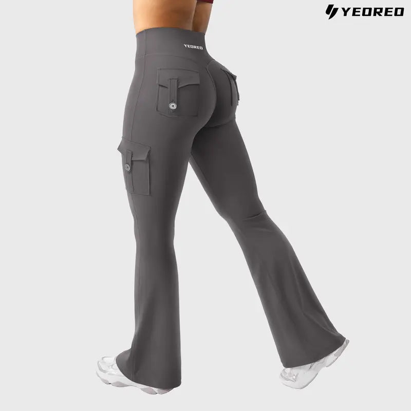 YEOREO CoreFlex Flare Leggings with Pockets