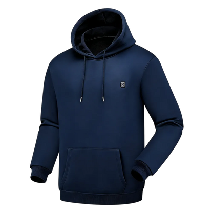 Heated Hoodie for Men – Fleece Lined, Electric Thermal Sweatshirt