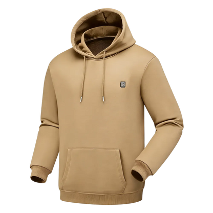 Heated Hoodie for Men – Fleece Lined, Electric Thermal Sweatshirt