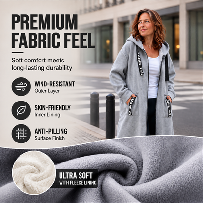 💃Women's oversized hooded coat in a sweatshirt style