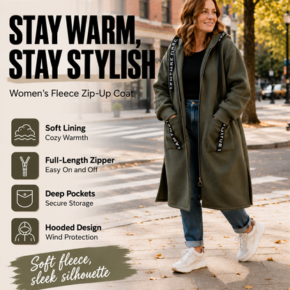 💃Women's oversized hooded coat in a sweatshirt style