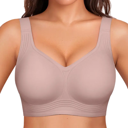 Women's Jelly Bra Wireless Support Bra – Seamless Full Coverage Everyday Bra