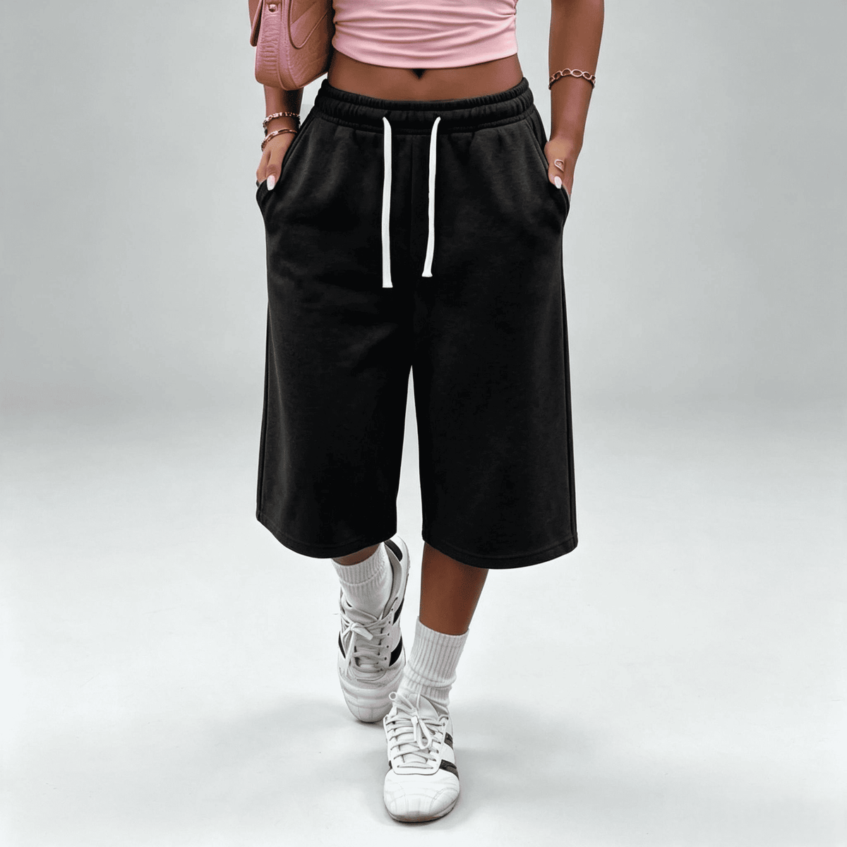 【LAST DAY SALE】Women’s wide-leg loose pants with pockets