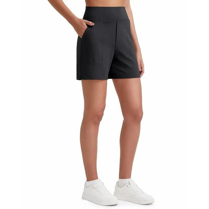 Women's Athletic Shorts✨ High Waisted Running Yoga Shorts Summer Casual Burmuda Shorts🌟 with Pockets Activewear💥