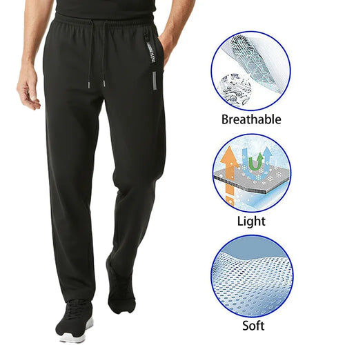Men's Minimalist Ice Silk Casual Athletic Pants