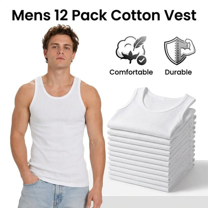 Men’s Ribbed Cotton Tank Tops