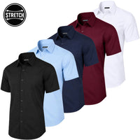Black-Light Blue-Navy-Burgundy-White