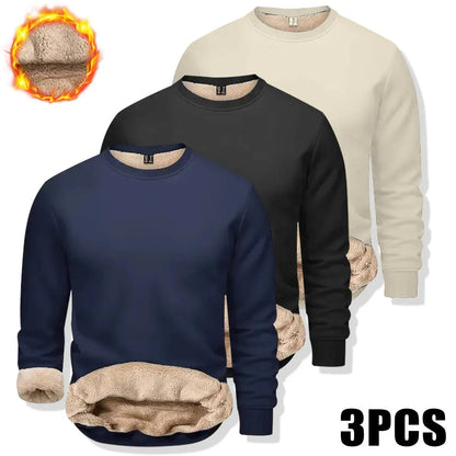 🔥 BESTSELLER | Men’s Fleece-Lined Crewneck Sweatshirt