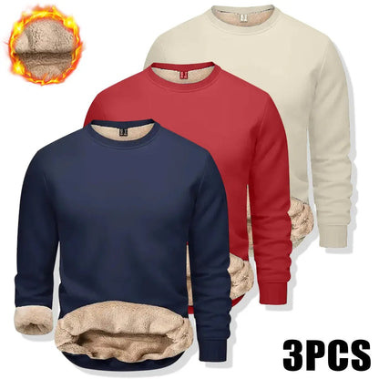 🔥 BESTSELLER | Men’s Fleece-Lined Crewneck Sweatshirt