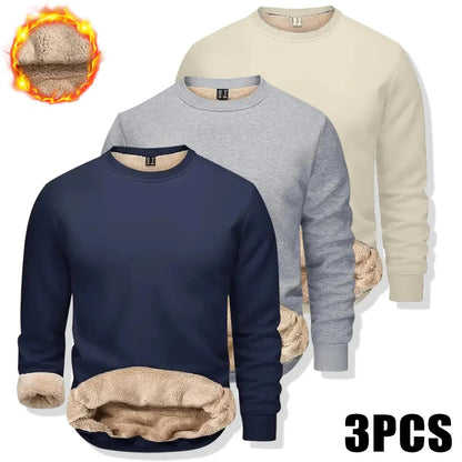 🔥 BESTSELLER | Men’s Fleece-Lined Crewneck Sweatshirt