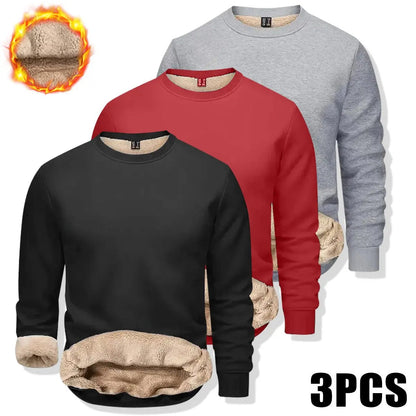 🔥 BESTSELLER | Men’s Fleece-Lined Crewneck Sweatshirt