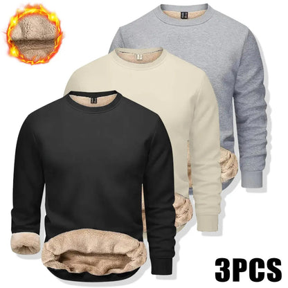 🔥 BESTSELLER | Men’s Fleece-Lined Crewneck Sweatshirt