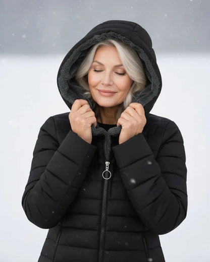 [Clearance] – Quilted coat with fleece lining
