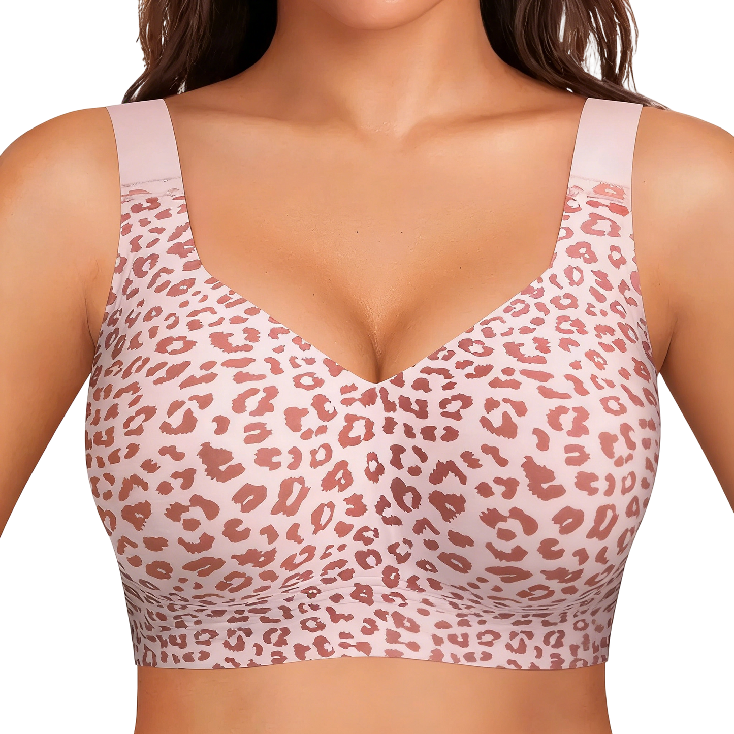 Women's Jelly Bra Wireless Support Bra – Seamless Full Coverage Everyday Bra
