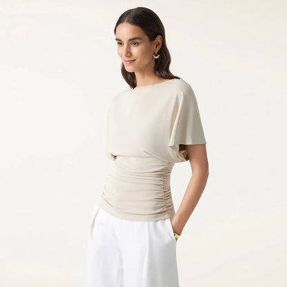 🔥Flash Sale ✨Women's Boatneck Batwing Sleeve Top