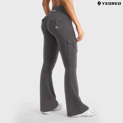 YEOREO CoreFlex Flare Leggings with Pockets