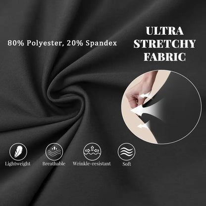 Women’s Stretch Pull-On Flare Work Pants, 4 Pockets