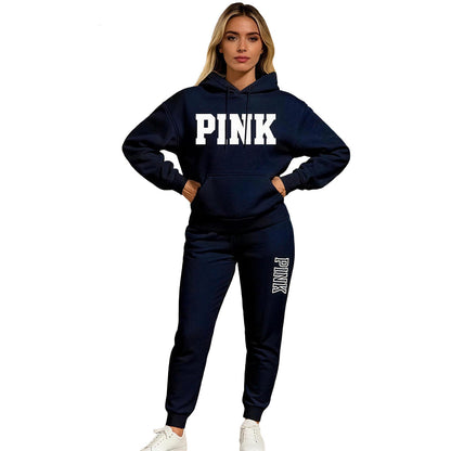 🤲Women's Casual Printed Hoodie & Drawstring Jogger Pants Set