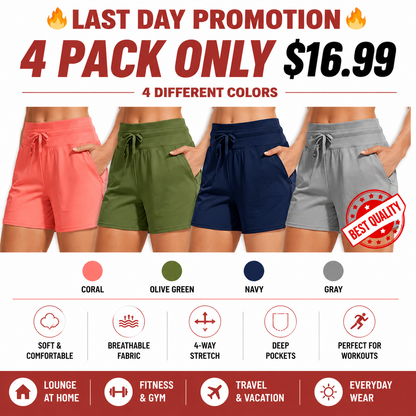 💝Last Day Promotion✨Women's Swim Board Shorts High Waisted Quick Dry Swimsuit Swimming Bottoms