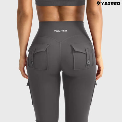 YEOREO CoreFlex Flare Leggings with Pockets