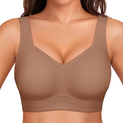 Women's Jelly Bra Wireless Support Bra – Seamless Full Coverage Everyday Bra