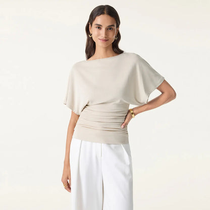 🔥Flash Sale ✨Women's Boatneck Batwing Sleeve Top