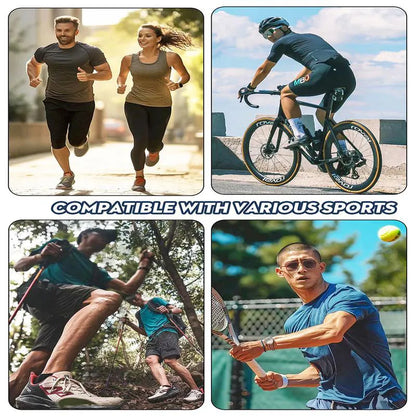 Men's Highly Elastic Moisture-Wicking T-shirt Soft, Quick-Drying, Breathable Sports Solid Color Short-Sleeved Round Neck Running Fitness Lightweight Top, Four Seasons gym wear cycling