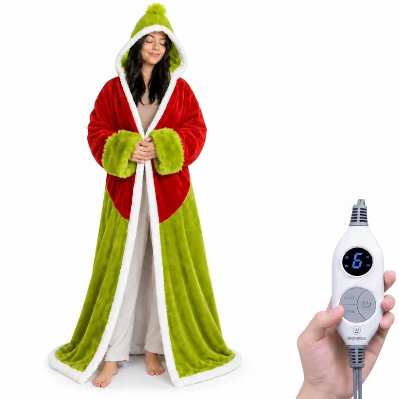 🔥Cozy Wearable Heated Blanket with Foot Pocket