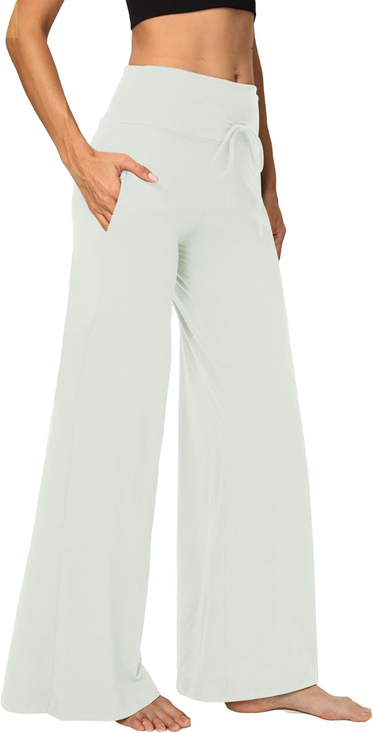 ⏰7 Pack Only $24.99⏰Plus Size High Waisted Loose Wide Leg Stretchy & Soft Fabric Casual Outing and Travel