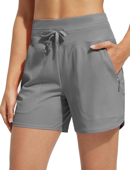 💝Last Day Promotion✨Women's Swim Board Shorts High Waisted Quick Dry Swimsuit Swimming Bottoms