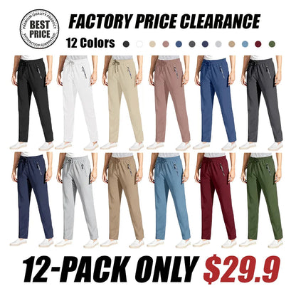 Women’s Ultra-Stretch Ice Silk Casual Pants – Lightweight & Comfortable