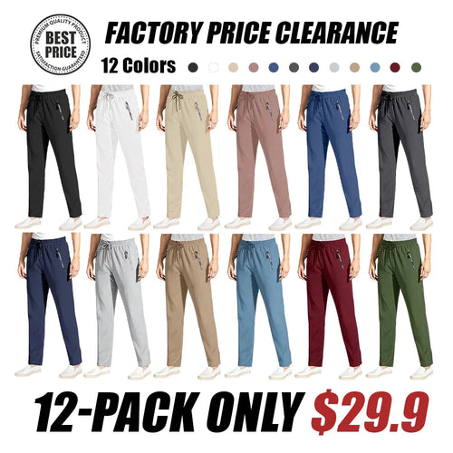 Women’s Ultra-Stretch Ice Silk Casual Pants – Lightweight & Comfortable
