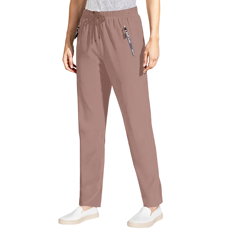 Women’s Ultra-Stretch Ice Silk Casual Pants – Lightweight & Comfortable