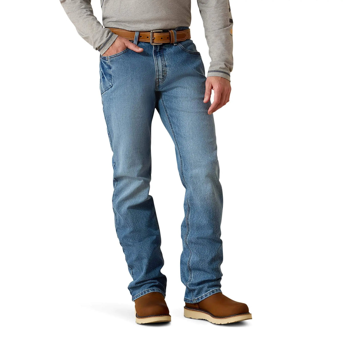 🔥 BESTSELLER |  Men's Relaxed Stretch Boot Cut Jeans