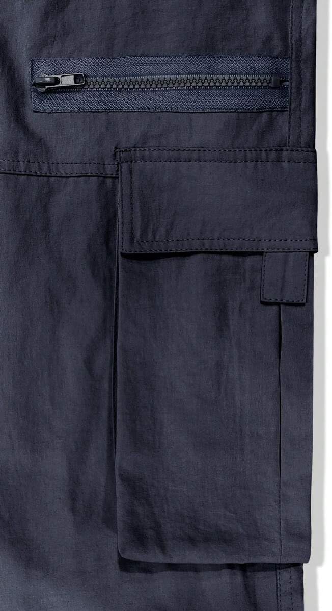 Men's Loose Solid Color All-match Pocket Drawstring Waist Overalls