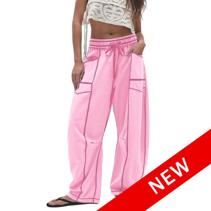 Tanming Women's Barrel Wide Leg Yoga Pants