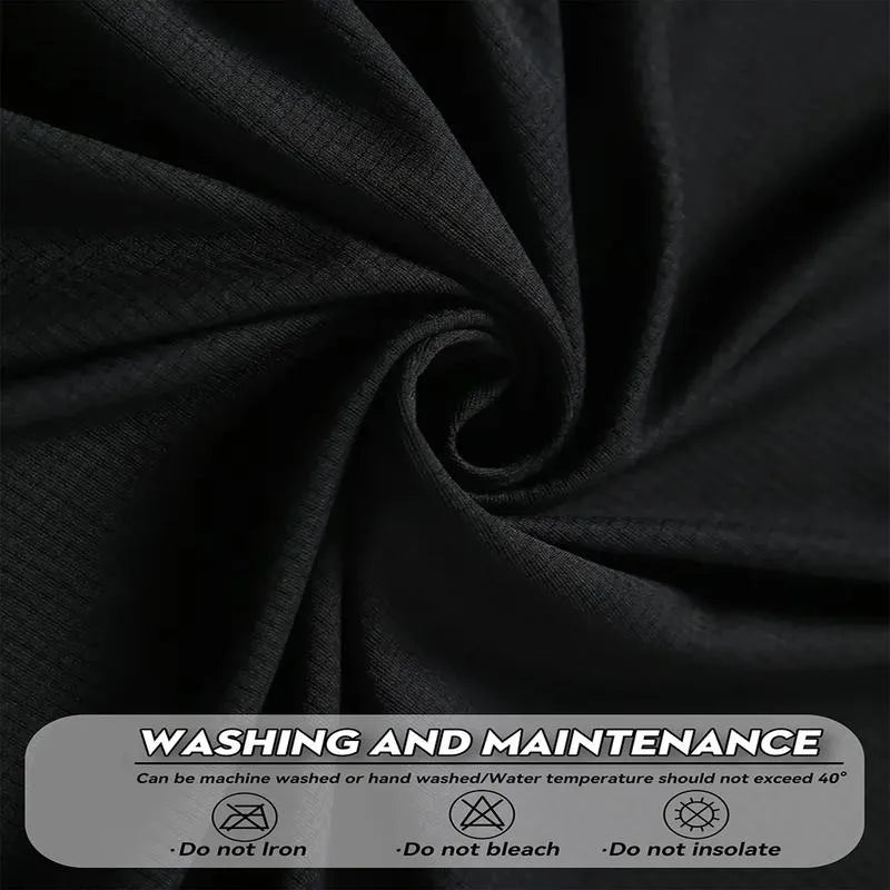 Men's Highly Elastic Moisture-Wicking T-shirt Soft, Quick-Drying, Breathable Sports Solid Color Short-Sleeved Round Neck Running Fitness Lightweight Top, Four Seasons gym wear cycling