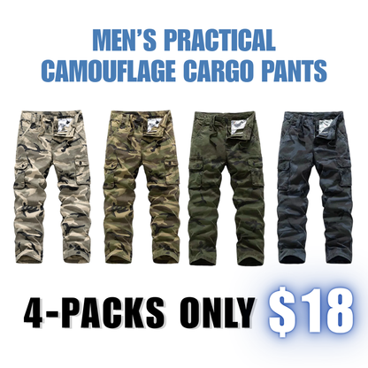Men’s practical camouflage cargo pant