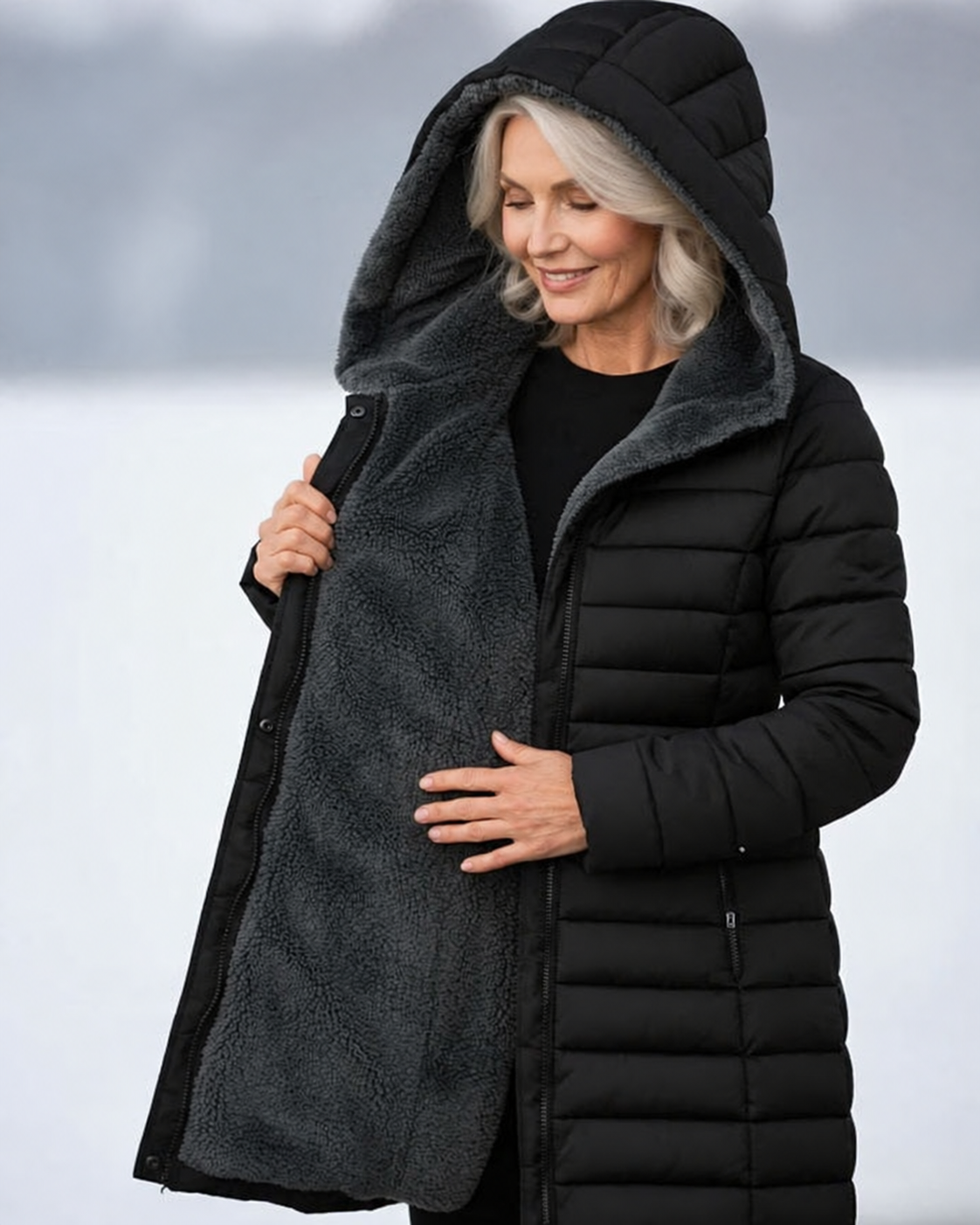 🔥 WINTER-SALE – Steppmantel mit weichem Fleecefutter