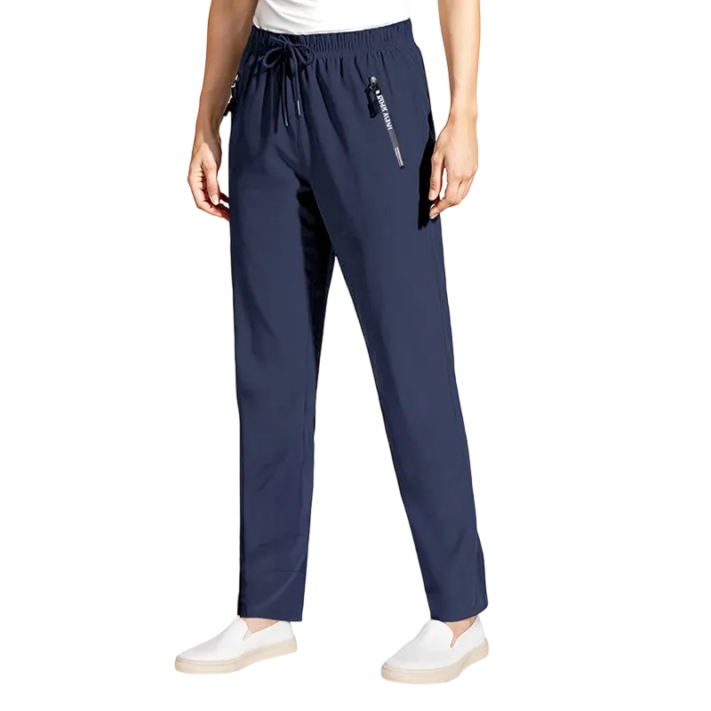 Women’s Ultra-Stretch Ice Silk Casual Pants – Lightweight & Comfortable