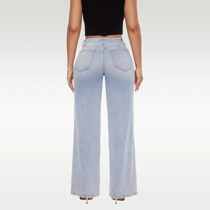 Women’s BBL-Enhancing Wide-Leg Baggy Jeans