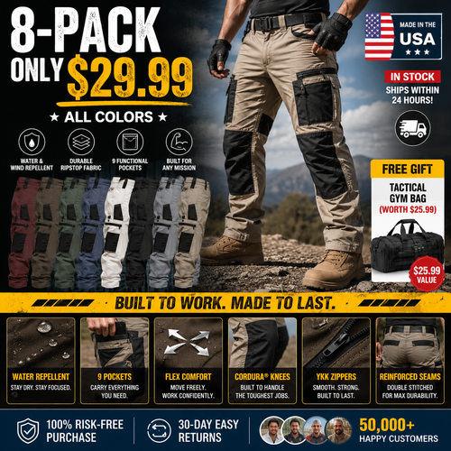 🔥Men's Loose-Fit Utility Jeans🔥
