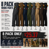 8 PACK ONLY $25.37 Includes: Dark Gray + Brown + Navy Blue + Olive Green + Gray + Khaki + Dark Brown + Black