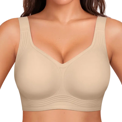 Women's Jelly Bra Wireless Support Bra – Seamless Full Coverage Everyday Bra