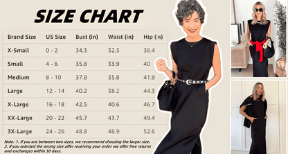 🔥Last day promotion⏰Casual Round Neck Loose Split Wrinkle-Free Long Maxi Vacation Dress with Pockets