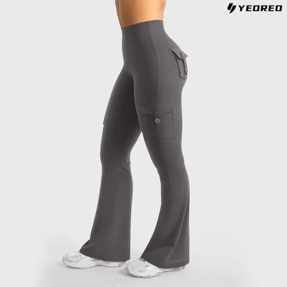 YEOREO CoreFlex Flare Leggings with Pockets