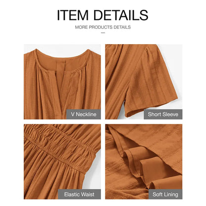 Women's Casual Maxi Dresses Lightweight (Long Version)