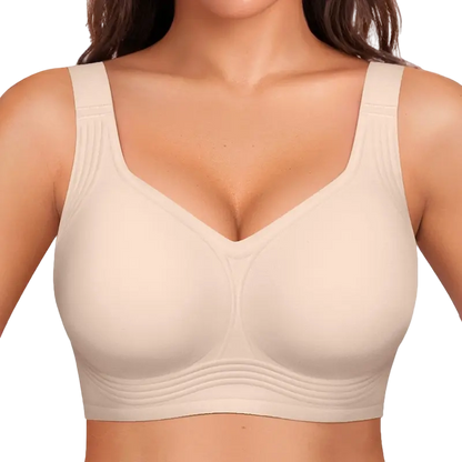 Women's Jelly Bra Wireless Support Bra – Seamless Full Coverage Everyday Bra