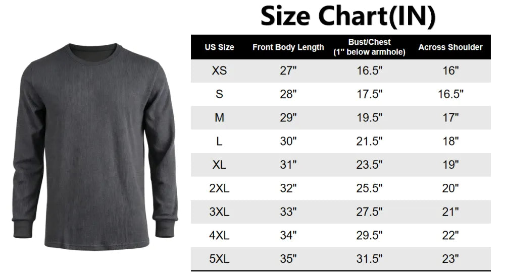 Men's Cotton Waffle-Knit Crew Neck Shirt