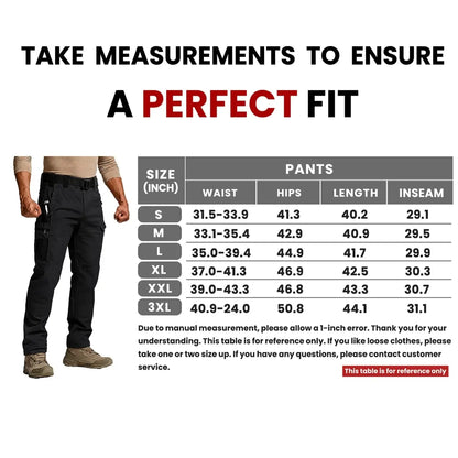 Men's Ripstop Multi-Pocket Tactical Pants 5-Piece & 10-Piece Set